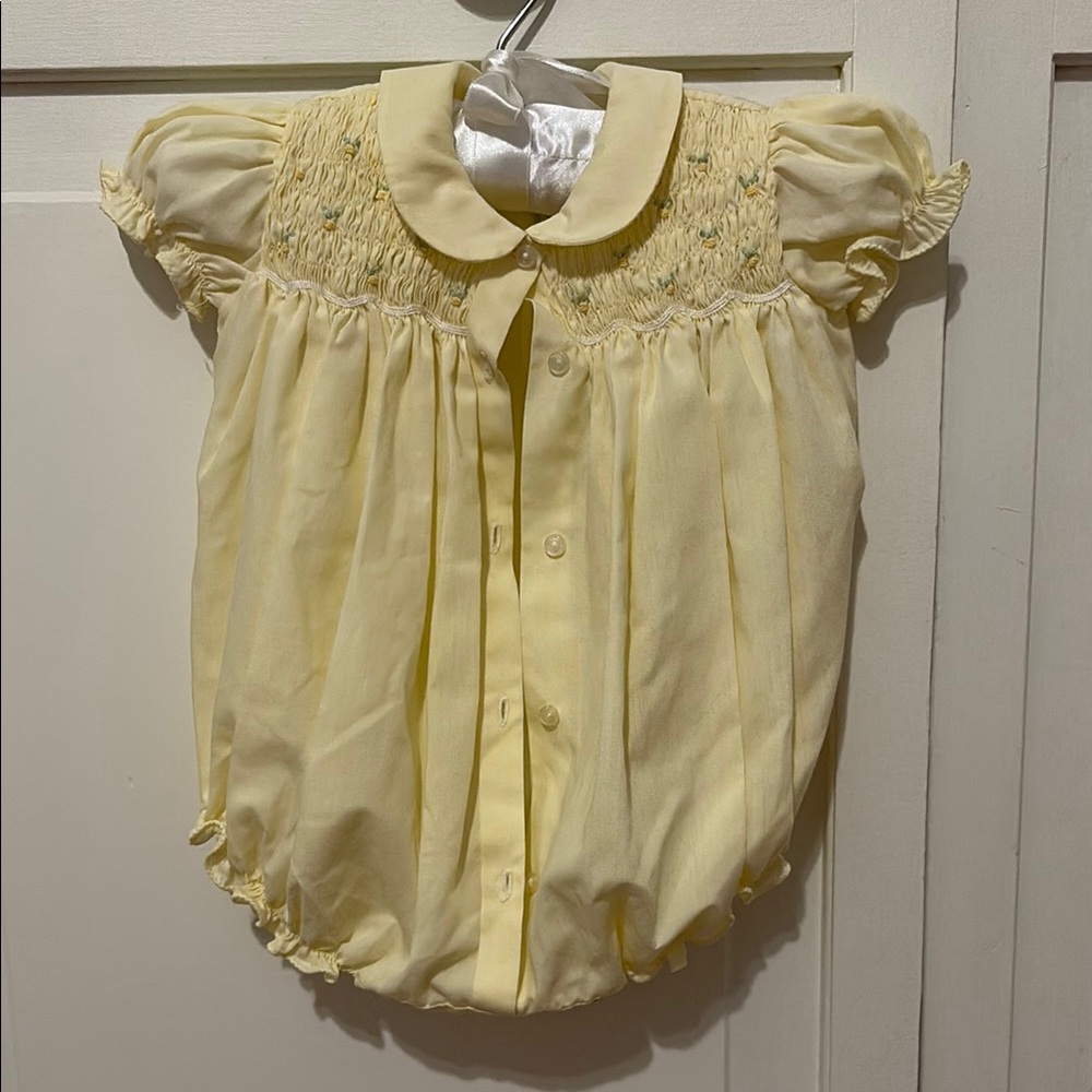Vintage Yellow Feltman Brothers Bubble